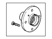 OEM 1988 Acura Legend Hub Assembly, Front - 44600-SG0-000