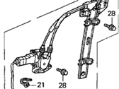 OEM 1999 Acura CL Regulator, Left Front - 72250-SY8-A03