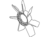 OEM Acura SLX Blade, Cooling Fan - 8-97130-757-1