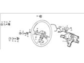 OEM 1992 Acura Vigor Wheel, Steering (Black) (Nippon Purasuto) - 53110-SD2-A12ZA