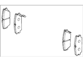 OEM 1986 Acura Integra Front Pad Set - 45022-SD2-529