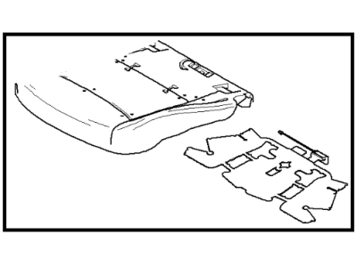 BMW 52-10-7-244-127 Basic Seat Upholstery, Right