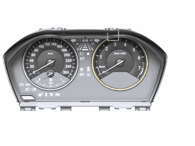 BMW 62-10-8-747-338 INSTRUMENT CLUSTER