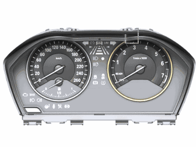 BMW 62-10-8-747-338 INSTRUMENT CLUSTER