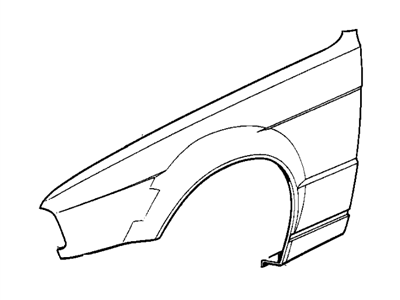 BMW 41-35-1-946-927 Side Panel, Front Left