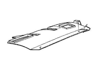 BMW 51-45-1-978-934 Trim Panel Foot Controls