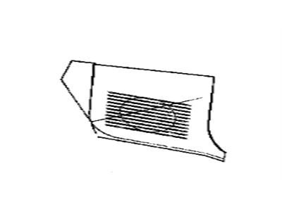 BMW 51-43-8-107-960 Lateral Trim Panel Front Right