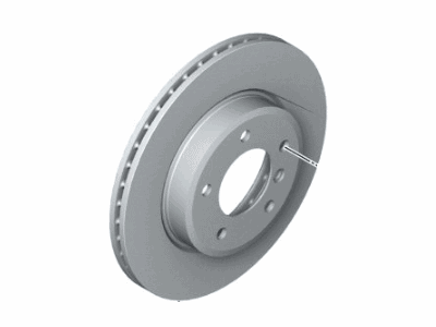 BMW 34-11-6-864-047 Brake Disc, Ventilated
