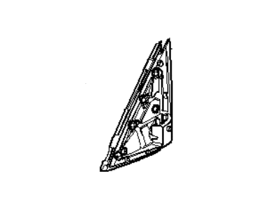 BMW 51-33-7-129-723 Seal, Outer Left Mirror Triangle