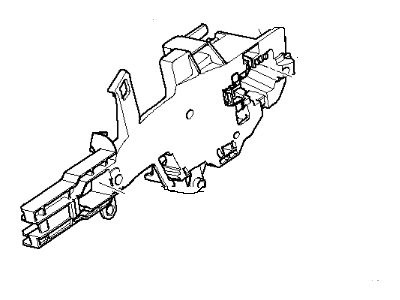 BMW 51-21-7-193-263 Carrier, Outside Door Handle, Left