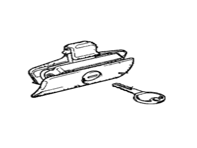 BMW 51-16-1-853-002 Catch With Key