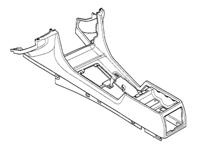 BMW 51-16-8-184-628 Centre Console