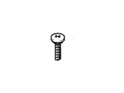 BMW 07-14-2-756-133 License Plate Screws (Set of 4)