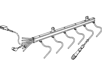BMW 12-12-1-733-010 Ignition Harness With Marten Repeller