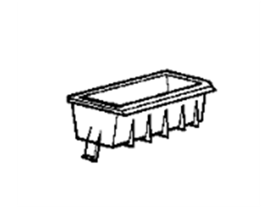 BMW 51-16-8-119-626 Rear Storing Partition