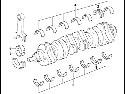 BMW 11-21-1-705-847 Crankshaft