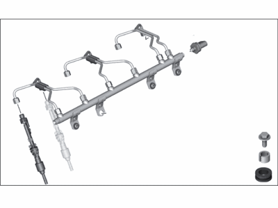 BMW 13-53-7-649-710 High-Pressure Rail