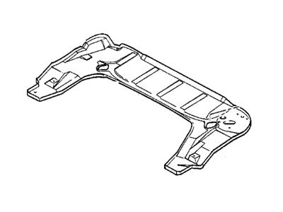 BMW 41-13-8-170-649 Hood Compartment Bottom