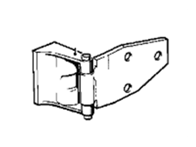 BMW 41-51-1-873-433 Hinge Left