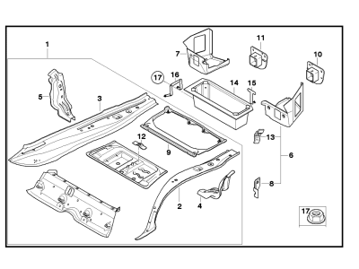 BMW 83-19-0-301-421 Blind Rivet N3
