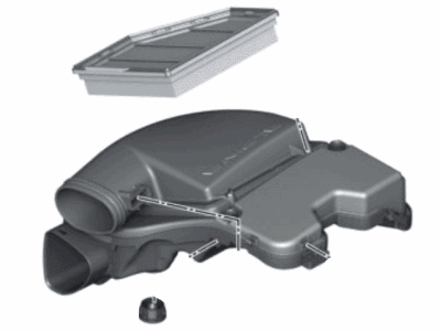 BMW 13-71-7-992-410 Intake Silencer