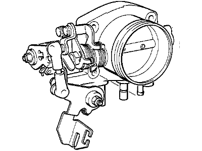 BMW 13-54-1-703-669 Throttle Body