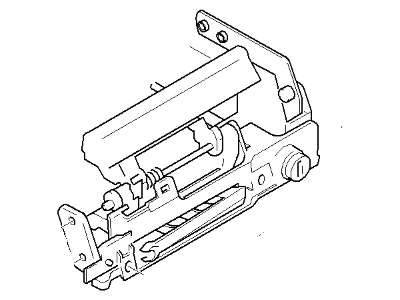 BMW 51-21-7-042-485 Code Lock Left