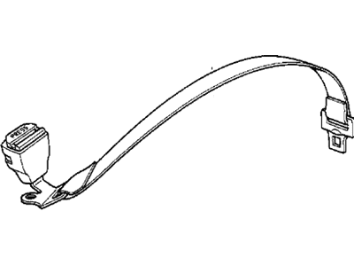 BMW 72-11-8-120-354 Rear Right Lower Seat Belt