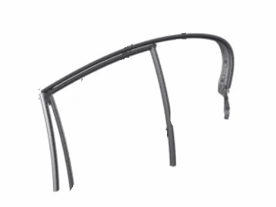 BMW 51-35-7-336-035 Window Guide, Left Rear Door