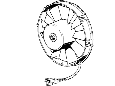 BMW 17-40-1-361-556 Coupe Sedan Heater Blower