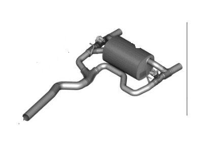 BMW 18-30-2-407-185 Silencer With Flap