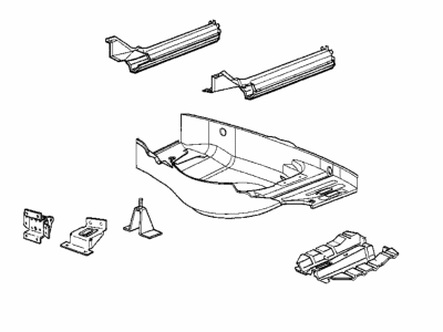 BMW 41-12-8-171-148 Trunk Floor