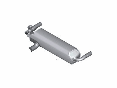 BMW 18-30-8-637-733 Rear Exhaust Flap Muffler
