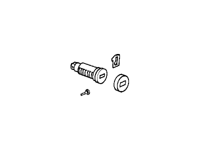 BMW 51-21-8-124-293 Lock Cylinder Repair Kit Left
