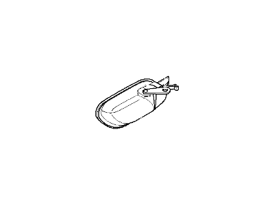 BMW 51-21-8-125-513 Inside Left Door Handle