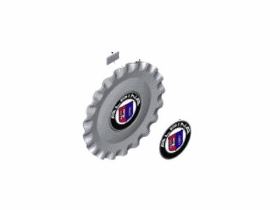 BMW 36-10-7-980-127 Hub Cap, Silver