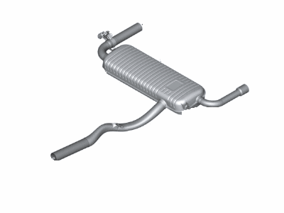 BMW 18-30-8-685-829 Rear Exhaust Flap Muffler