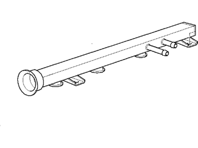 BMW 13-53-1-734-355 Injection Tube