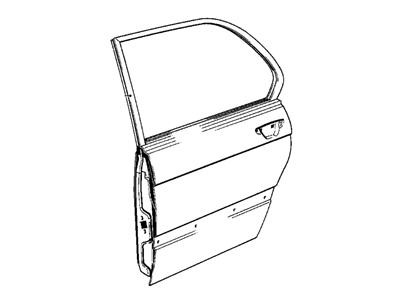 BMW 41-52-1-961-309 Door, Rear Left