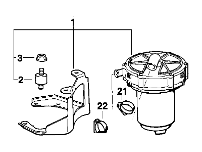 BMW 11-72-1-435-637 Air Pump