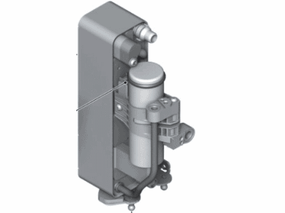 BMW 64-50-9-338-330 Condenser Air Conditioning With Drier