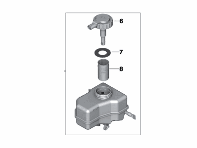 BMW 34-33-6-774-451 Cap With Warning Switch