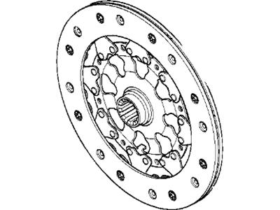 BMW 21-21-1-223-567 Exchange-Clutch Disk Asbestos-Free