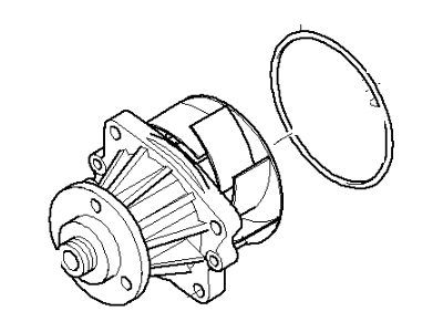 BMW 11-51-7-509-985 Water Pump