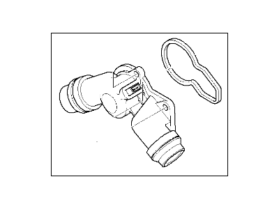 BMW 11-53-1-437-040 Thermostat Housing