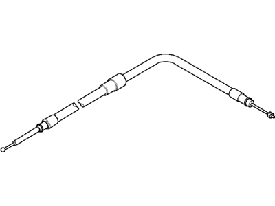 BMW 34-40-3-400-795 Left Hand Brake Bowden Cable