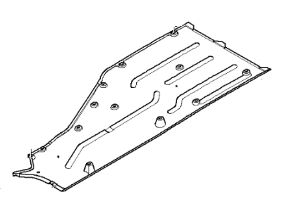 BMW 51-71-7-020-533 Underbody Panelling, Left