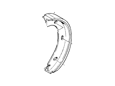 BMW 34-41-1-159-467 Repair Kit Brake Shoe Asbestos-Free
