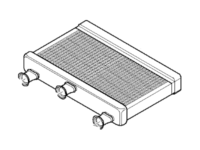 BMW 64-11-6-933-922 Heater Radiator