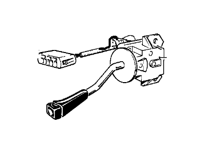 BMW 61-31-1-373-025 Dip-Dim Control Turn Signal Switch